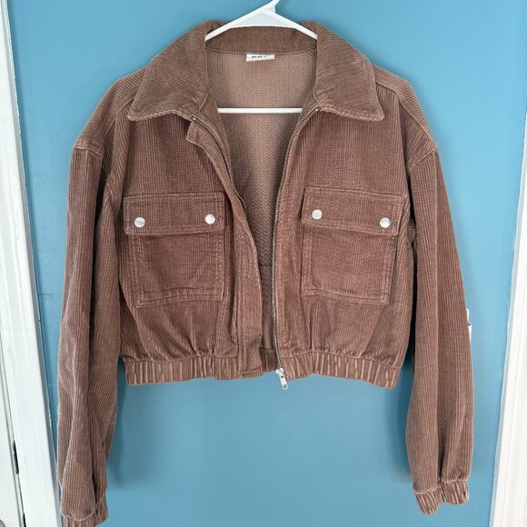 UO Corduroy Cropped Jacket - Picture 1 of 4